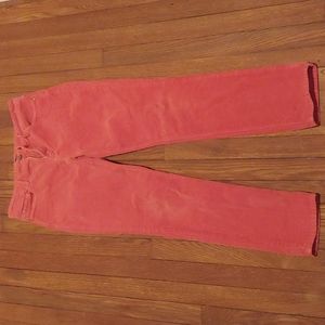 NY DJ Size 10 coral Corduroy Pant